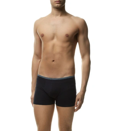 Shop Zimmerli 172 Pure Comfort Trunks In Black