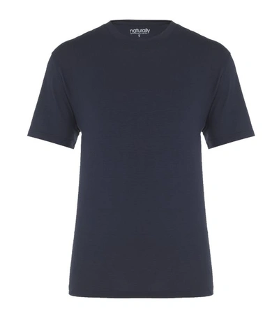 Shop Derek Rose Basel Lounge T-shirt In Navy