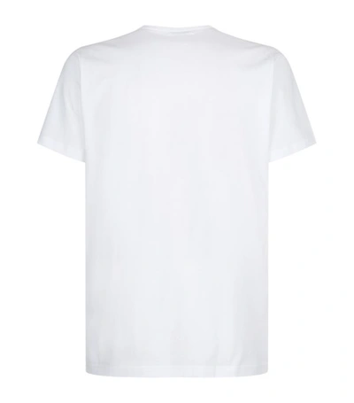Shop Sunspel Crew Neck Lounge Top In White