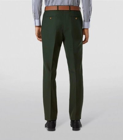 Shop Burberry Classic Fit Tailored Trousers