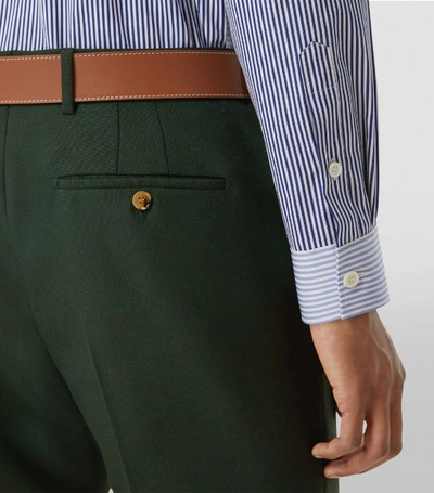 Shop Burberry Classic Fit Tailored Trousers