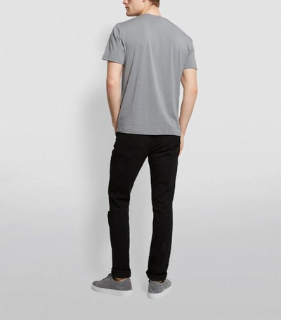 Shop Paige Crew-neck T-shirt In Grey