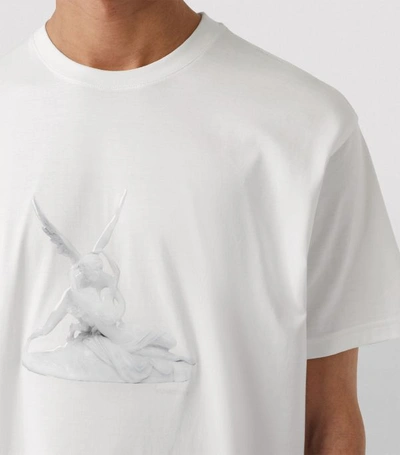 Shop Burberry Cupid Print Oversized T-shirt