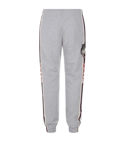 Shop Gucci Wolf Motif Jersey Sweatpants