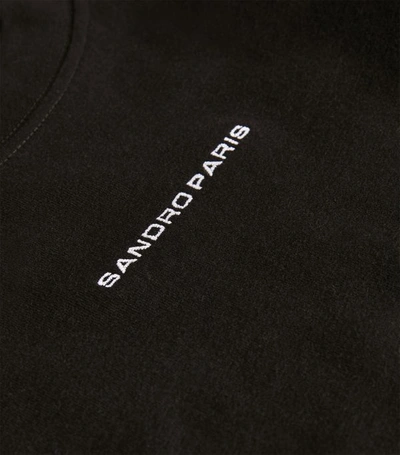 Shop Sandro Cotton Logo T-shirt