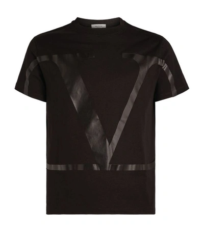 Shop Valentino Vlogo Print T-shirt