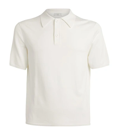 Shop Sandro Knit Polo Shirt