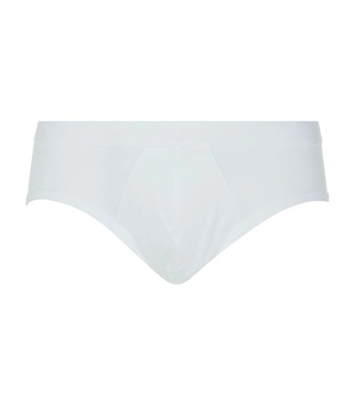 Zimmerli of Switzerland Mercerized Cotton Boxer Briefs White at