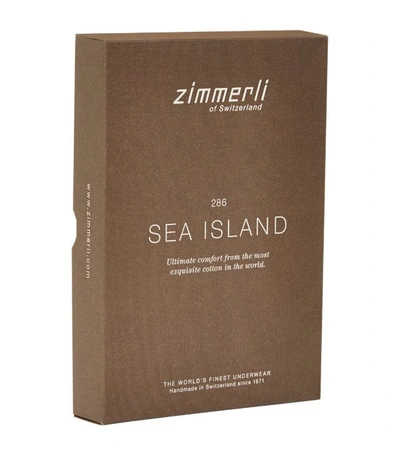 Shop Zimmerli 286 Sea Island Hipster Briefs