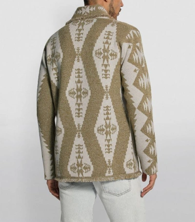 Shop Alanui Baja California Diamonds Cardigan