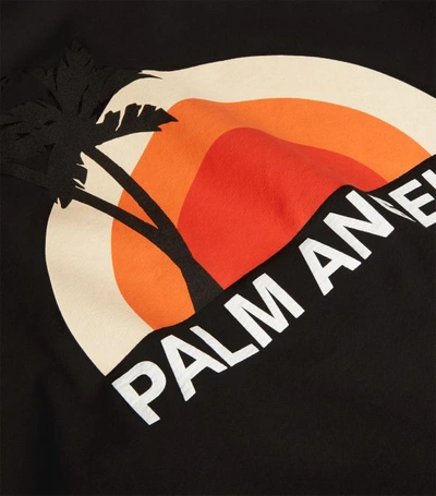 Shop Palm Angels Cotton Sunset T-shirt