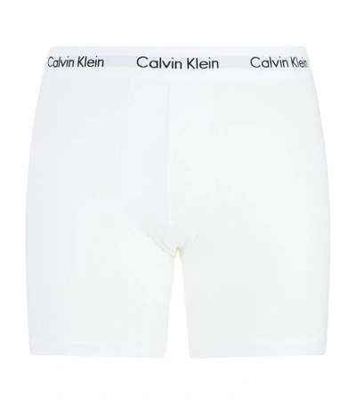 Shop Calvin Klein Cotton Stretch Boxer Briefs (pack Of 3) In White