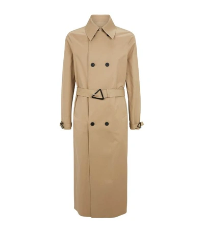 Shop Bottega Veneta Cotton Gabardine Trench Coat