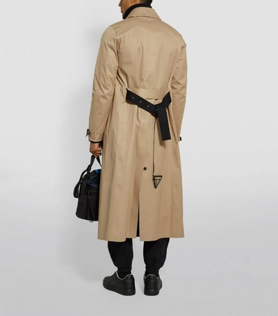 Shop Bottega Veneta Cotton Gabardine Trench Coat