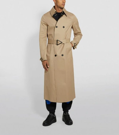 Shop Bottega Veneta Cotton Gabardine Trench Coat