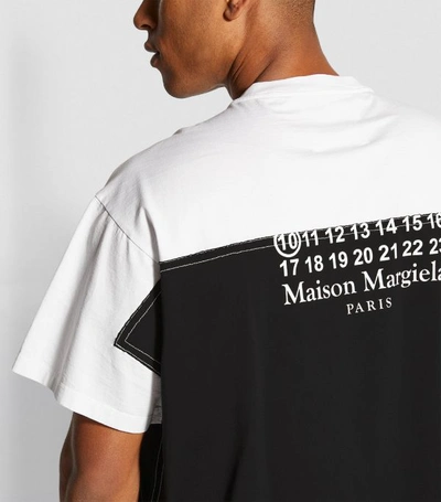 Shop Maison Margiela Contrast Logo T-shirt