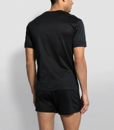 Shop Hanro Cotton T-shirt In Black