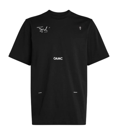 Shop Oamc Logic Print T-shirt