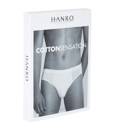 Shop Hanro Cotton Sensation Briefs In Black
