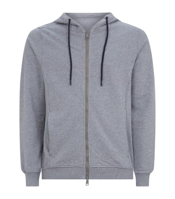 paul and shark hoodie grey