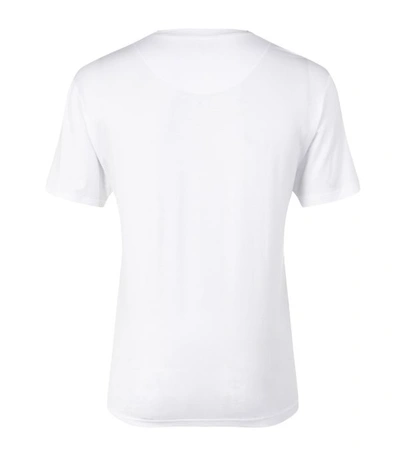 Shop Derek Rose Basel Lounge T-shirt In White