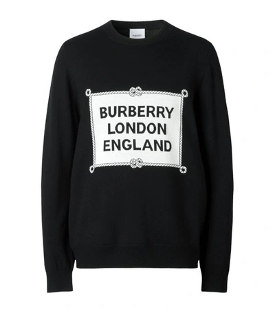 Shop Burberry Rigging Intarsia Sweater