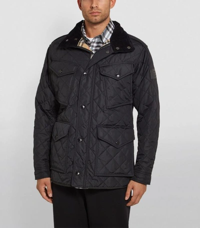 Shop Burberry Quilted Field Jacket