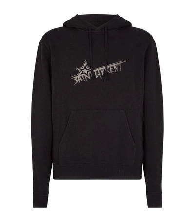 Shop Saint Laurent Logo Hoodie