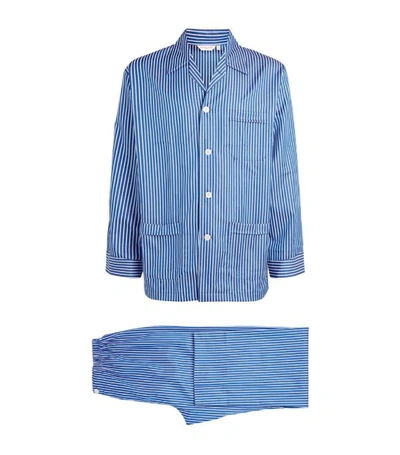 Shop Derek Rose Stripe Pyjama Set