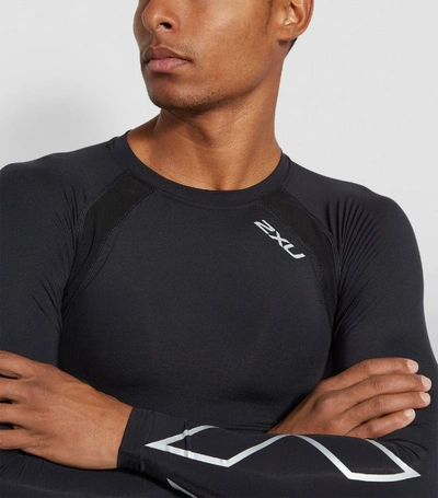 Shop 2xu Long-sleeved Compression Top