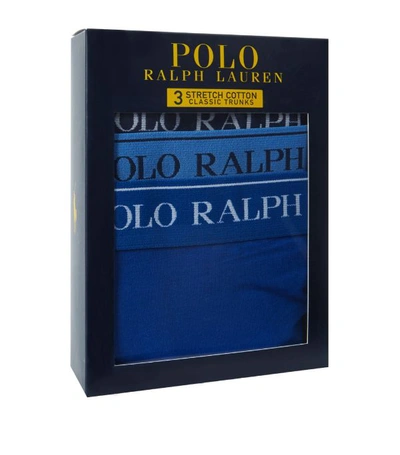 Shop Polo Ralph Lauren Logo Trunks (set Of 3)