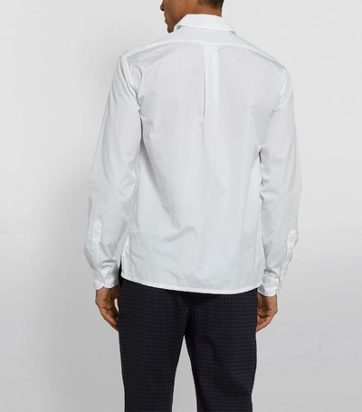 Shop Barena Venezia Half-zip Cotton Shirt
