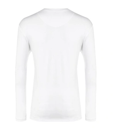 Shop Derek Rose Basel Lounge T-shirt In White