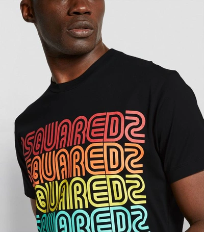 Shop Dsquared2 Rainbow Logo T-shirt