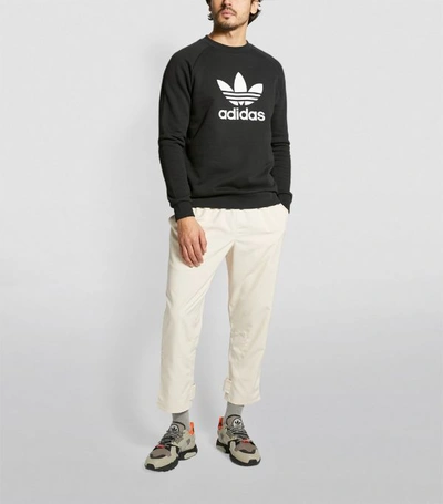 Shop Adidas Originals Trefoil Logo Sweatshirt