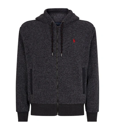 Shop Polo Ralph Lauren Fleece Zip-up Hoodie