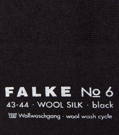Shop Falke No.6 Wool-silk Socks
