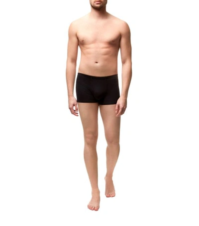 Shop Hanro Cotton Sensation Trunk In Black