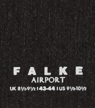 Shop Falke Airport Socks In Grey