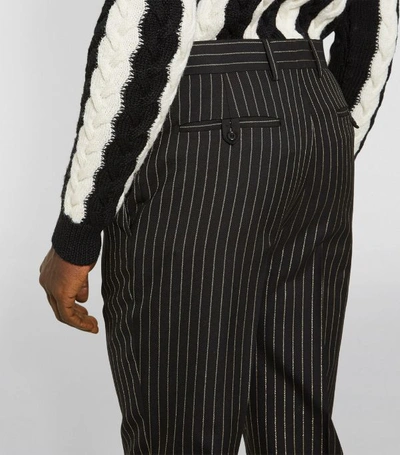 Shop Saint Laurent Stripe Trousers