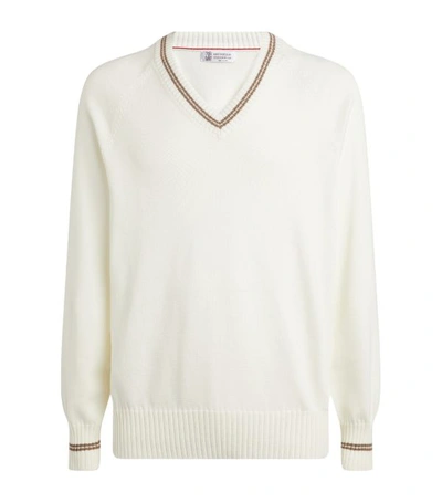 Shop Brunello Cucinelli Cricket Sweater