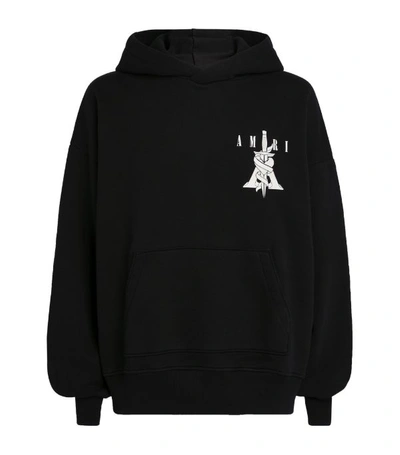 Shop Amiri Dagger Logo Hoodie