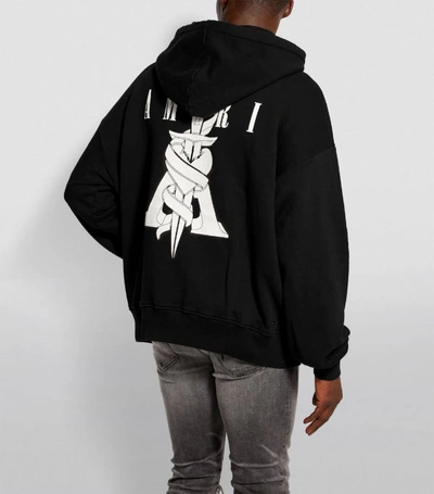 Shop Amiri Dagger Logo Hoodie