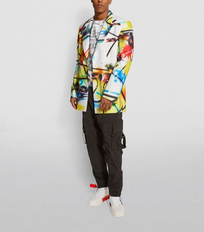 Shop Off-white X Futura Spray Paint Jacket