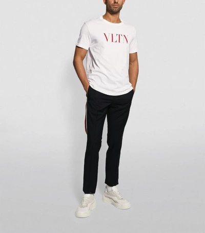 Shop Valentino Vltn T-shirt In White