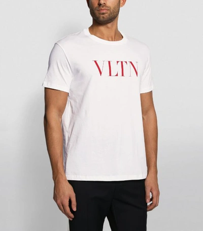 Shop Valentino Vltn T-shirt In White