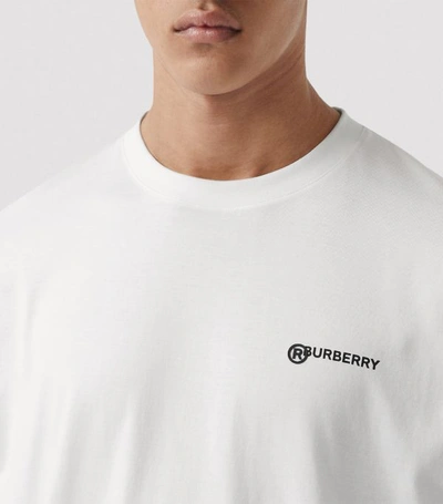 Shop Burberry Logo Cotton T-shirt