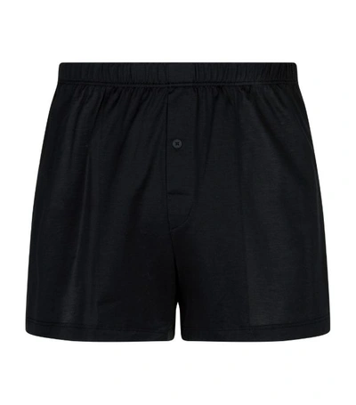 Shop Hanro Cotton Boxer Shorts