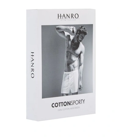 Shop Hanro Cotton Boxer Shorts