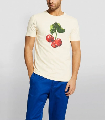 Shop Lanvin Cotton Cherry T-shirt
